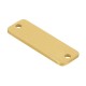 Conector de Acero Inoxidable Chapa Rectangular 24x18mm/1,2mm (Ø1,8mm)