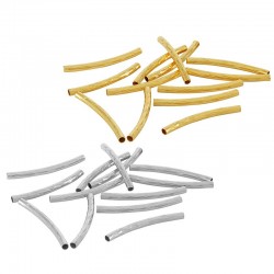 Brass Tube Curved 25x2mm Ø1.5mm