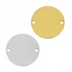 78080351 Intercalaire Rond 15mm/1.5mm (Ø1.2mm) en Acier Inoxydable 304