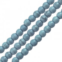 Semiprecious Stone Howlite Round Bead Ball 3mm (~140pcs)