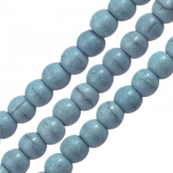 Semiprecious Stone Howlite Round Bead Ball 10mm (~39pcs)