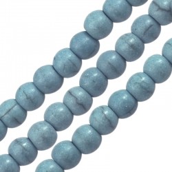 Semiprecious Stone Howlite Round Bead Ball 12mm (~33pcs)