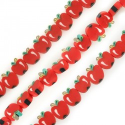 Mosaic Slider Fruit Apple 10mm (~50pcs/string)