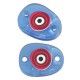 Plexi Acrylic Connector Oval w/ Evil Eye 15x11mm