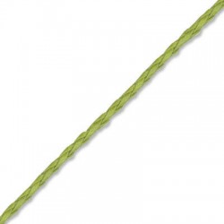 Synthetic (PU) Leather Braided Cord Round 3mm