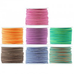 Cordon rond Élastique en Polyester 5 mm (~12 m)