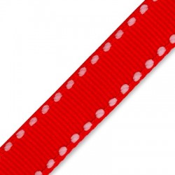 Grosgrain Ribbon with stitching 10mm