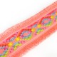 Nastro di Poliestere 45mm Tipo Etnico con Frange (~3yard/conf)