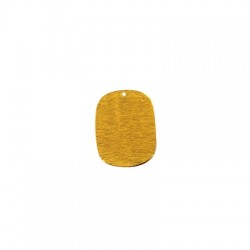 Brass Pendant 20x27mm Ø1.2mm