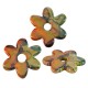 Ceramic Pendant Flower w/ Enamel 48.5mm/8mm (Ø9.3mm)