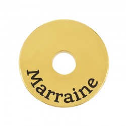 Brass Washer Round “Marraine” 20mm/1.9mm (Ø5.2mm)