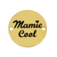 Intercalaire Rond “Mamie Cool" en Acier Inoxydable 304 15mm/1.5mm