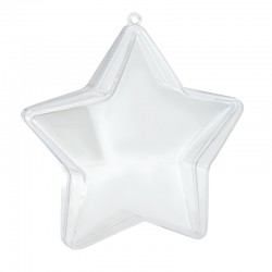 Polyester Lucky Deco Openable Star 120mm (2pcs/Set)