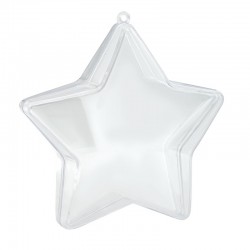 Polyester Lucky Deco Openable Star 120mm (2pcs/Set)