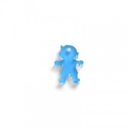 Plexy Acrylic Charm Boy 18x13mm