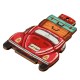 Wooden Pendant Car “Let’s Go!” w/ Suitcases 45x60mm