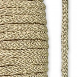 Corde Polyester Tressée 7x4mm (~10mtr/bobine)