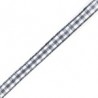 Plaid Grey/White