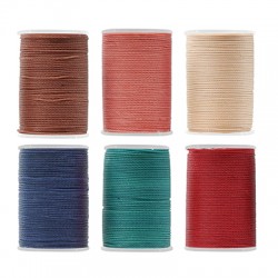 Nylon Waxed Twisted Cord 0.8mm (55mtrs/pack)