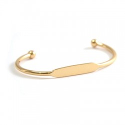 Bracelet Ajustable en Métal/Laiton 65x3mm