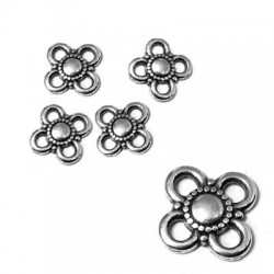 Zamak Charm Flower 9mm