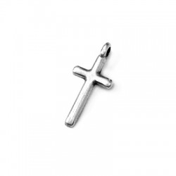 Zamak Charm Cross 8x16mm