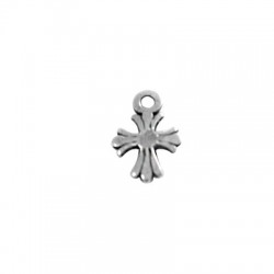 Zamak Charm Cross 8x9mm