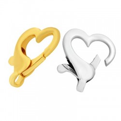 Zamak Lobster Heart 22x26mm