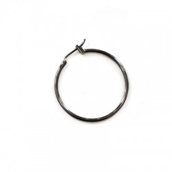 Brass Earring Hoop 30mm