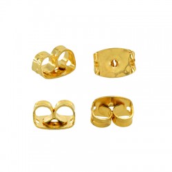Brass Earring Back Safety 6x3mm 