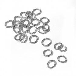 Brass Oval Jump Ring 6x4.5mm/1mm