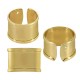 Brass Ring Base for 10mm Flat Cord
