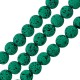 Λάβα Χάντρα Στρογγυλή Πράσινο (~8mm) (Ø~0.6mm) (~46τμχ)