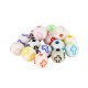 Acrylic Bead Round w/ Cross 8mm (Ø2.2mm) (~250pcs)