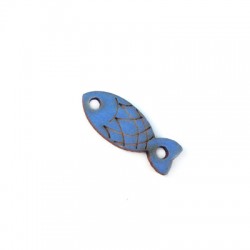 Wooden Connector Fish 22x9mm