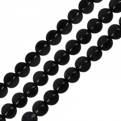 Αχάτης Χάντρα Στρογγυλή 6mm (Ø0.7mm) (~64τμχ)
