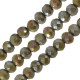 Glass Crystal Bead Round Faceted 4x3mm (Ø0.6mm) (~125pcs)