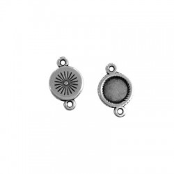 Zamak Connector Round 8mm (int. 6mm)