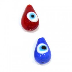 Glass Bead Drop Eye 12x20mm