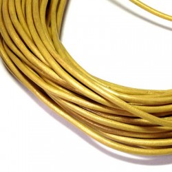 Cordón de Cuero Redondo 4.0mm