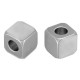 Stainless Steel 304 Bead Cube 6mm Ø3mm