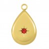 18K Gold/ Red