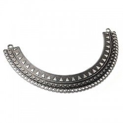 Zamak Connector Collar Necklace 117x17mm