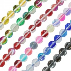 Spectrolite Bead Round Shinny 6mm (Ø0.5mm) (~60pcs)