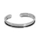 Base per Bracciale in Ottone 9.5X66 mm per Cordoncini Piatti da 5 mm