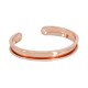 Base per Bracciale in Ottone 9.5X66 mm per Cordoncini Piatti da 5 mm