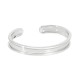 Base per Bracciale in Ottone 9.5X66 mm per Cordoncini Piatti da 5 mm