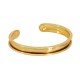 Base per Bracciale in Ottone 9.5X66 mm per Cordoncini Piatti da 5 mm