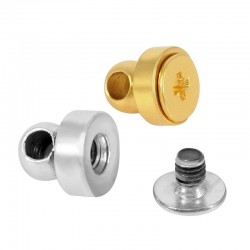 Fermoir et vis en Laiton 8 mm Ø3.2 mm (2 Pièces/Set)