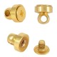 Brass Clasp & Screw 8mm Ø3.2mm (2pcs/Set)